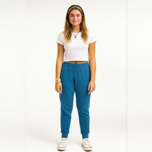 UGG Joggers M Blue Sweatpants Sweats Track Pants PJ'S Pull On Comfy Loungewear